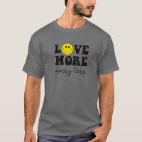 Amor Mais Preocupante Menos Smiley face Retro Sorr