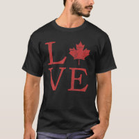 Amor - Maple Leaf Canadian Flag Na Eh Team Pode