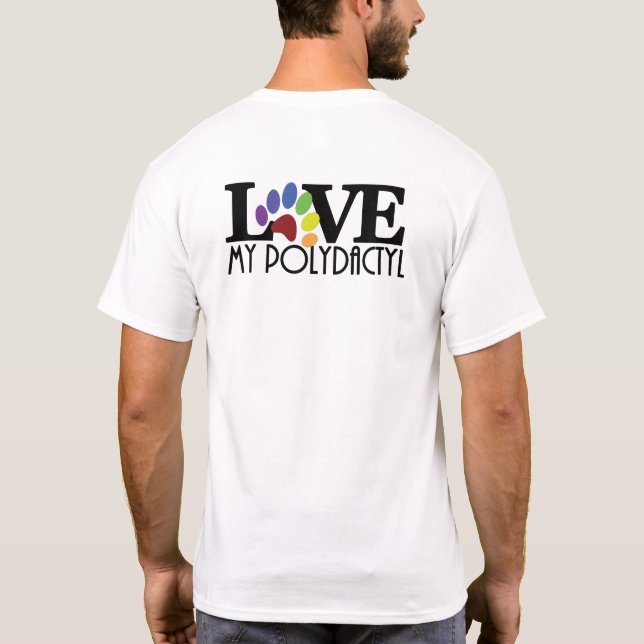 Camiseta AMOR Meu Polidátilo (Verso)