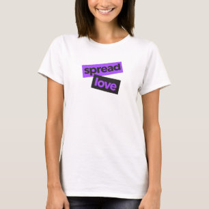 Camiseta Amor moderno, urbano, vibrante, gráfico moderno, e