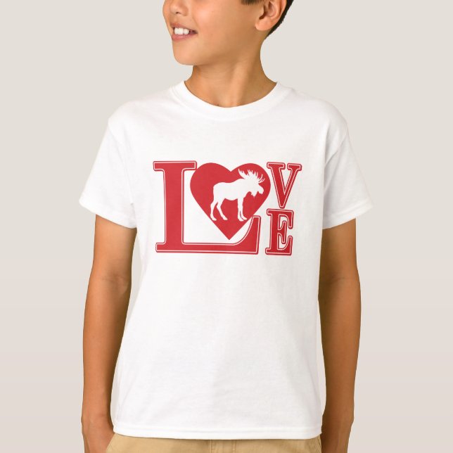 Camiseta Amor Moose, Amor Mooses (Frente)