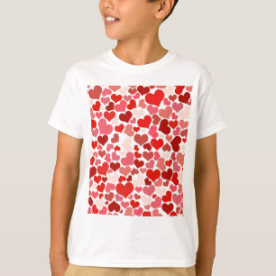 Camiseta Amor, Namorados, Dia, Coração, Mulheres, Rosa, Ros