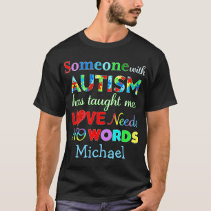 CAMISETA AMOR NÃO PRECISA DE PALAVRAS AUTISM