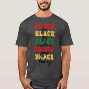 Camiseta Amor negro alegria negra excelência negra orgulho 