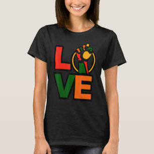 Camiseta Amor Negro Clássico Levanta Pé Orgulhosa Mão Aranh