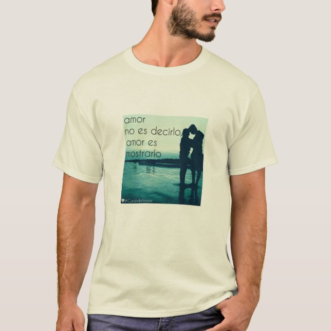 Camiseta Amor nenhum decirlo do es (Frente)