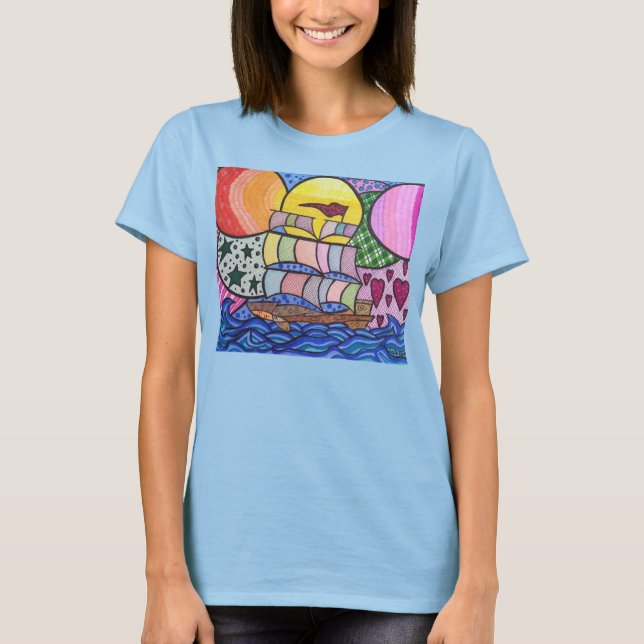 Camiseta Amor no oceano (Frente)