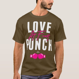 Camiseta Amor no Primeiro Jogo da Puta Luvas Rosa