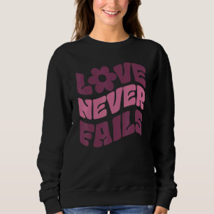 Camiseta Amor Nunca Falha Positividade Cita Palavras Estéti