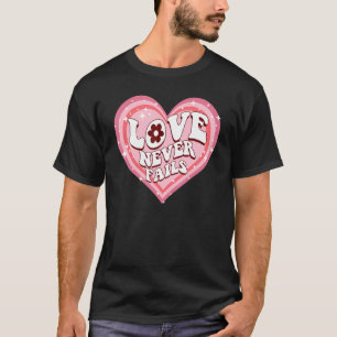 Camiseta Amor Nunca Falha Positividade Cita Palavras Estéti