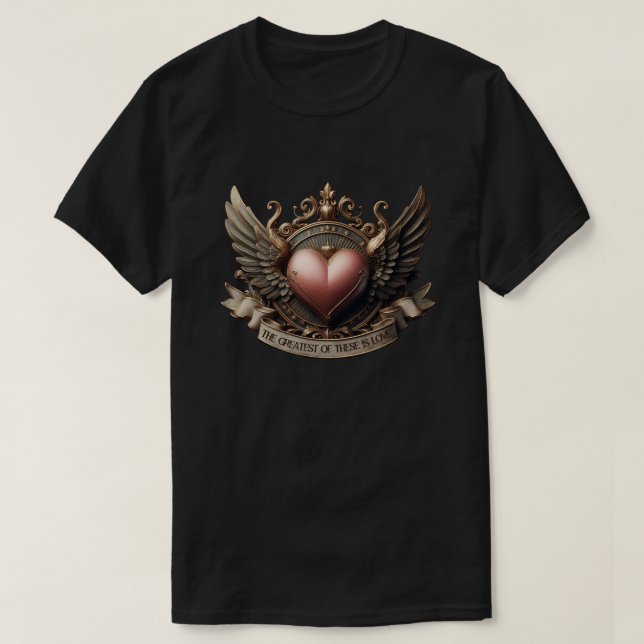 Camiseta Amor, o Maior (Frente do Design)