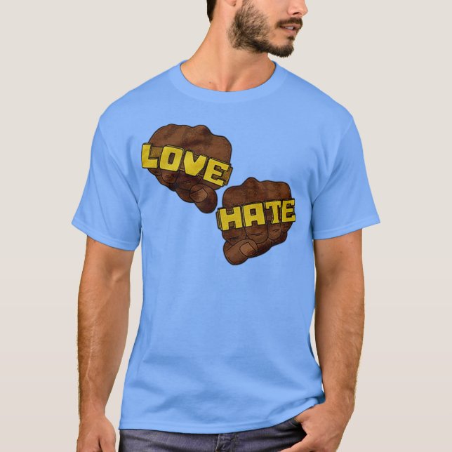 Camiseta Amor Odio Engraçado (Frente)