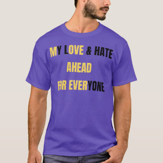 Camiseta AMOR ÓDIO MOTIVAÇÃO engraçado