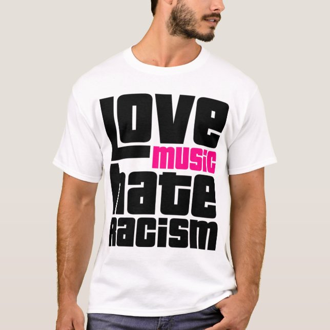 Camiseta Amor, Ódio, Racismo (Frente)