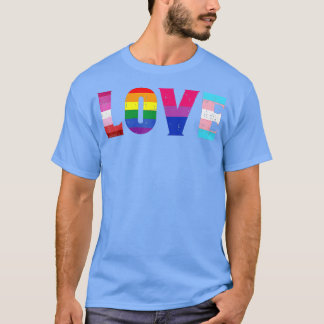 Camiseta Amor Orgulho LGBT Ally Lésbica Gay Transgen Bissex