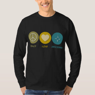 Camiseta Amor Orienteering da paz