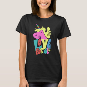 Camiseta amor para todas as lésbicas lgbt gay