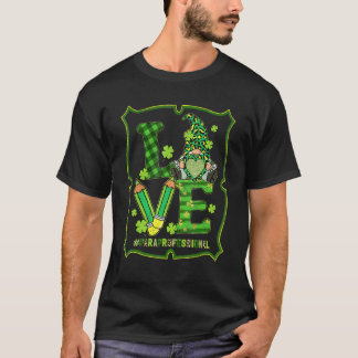 Camiseta Amor Para Vida Gnome Divertido St Patrick's Day Tr