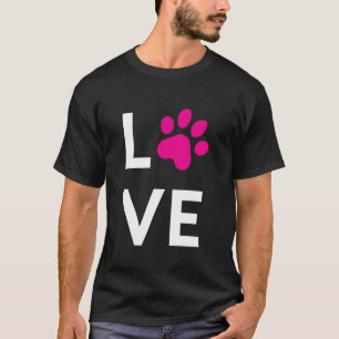 Camiseta Amor Pata, Dono de Cachorro, Dono de Gato, Dono de
