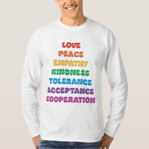 Camiseta Amor, Paz, Empatia...