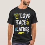 Camiseta Amor Paz Trava Hanukkah Chanukah Judeu<br><div class="desc">Amor Paz Trava Hanukkah Chanukah Judeu</div>