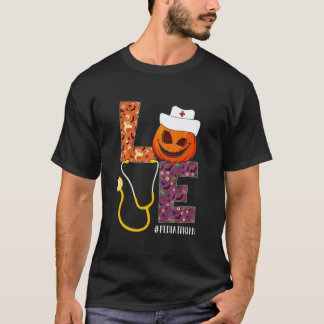 Camiseta Amor Pediatra Enfermeira Vida Enfermeira Halloween
