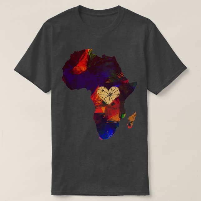 Camiseta Amor pela África (Frente do Design)