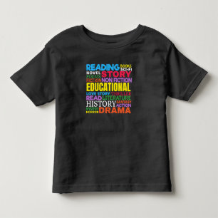 Camiseta Amor pela Leitura de Livros - Gênero Arte de Palav