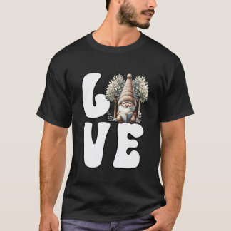 Camiseta Amor pela Leitura de Livros Gnomo Gráfico para Bib