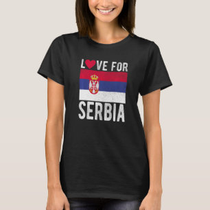Camiseta Amor pela Sérvia Premium
