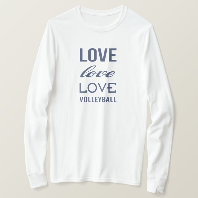 Camiseta Amor pelo Volei (Frente do Design)