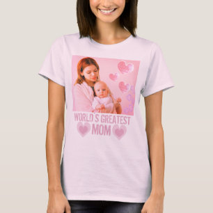Camiseta amor personalizado de foto e texto