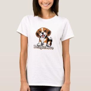 Camiseta Amor por Beagle Amantes de Cachorros