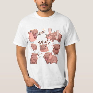 Camiseta Amor por Moo Deng