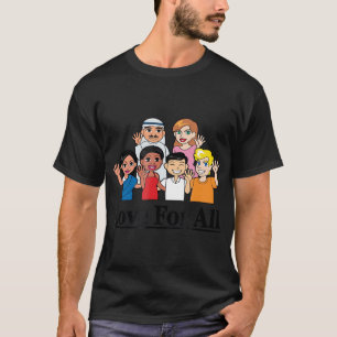 Camiseta Amor Por Todos - Diversidade De Raça Multicultural