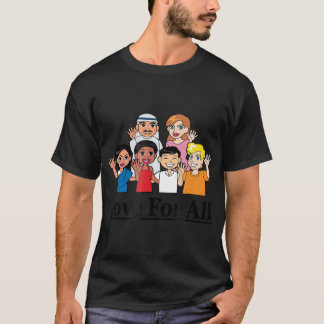 Camiseta Amor Por Todos - Diversidade De Raça Multicultural