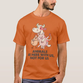 Camiseta Amor por veganos vegetarianos vintage de animais