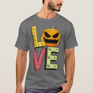Camiseta Amor Preguiçoso Figurino Pumpkin Jack O Lanterna