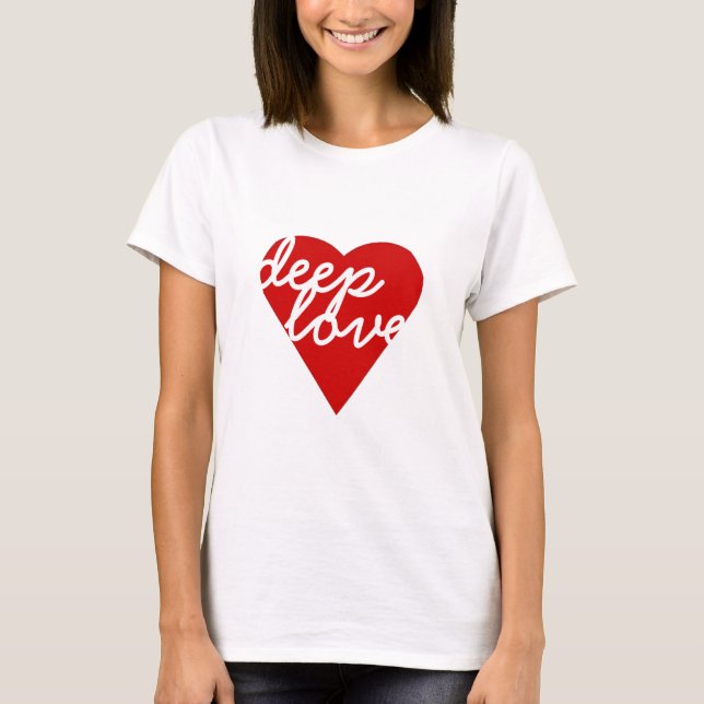 Camiseta amor profundo (Frente)