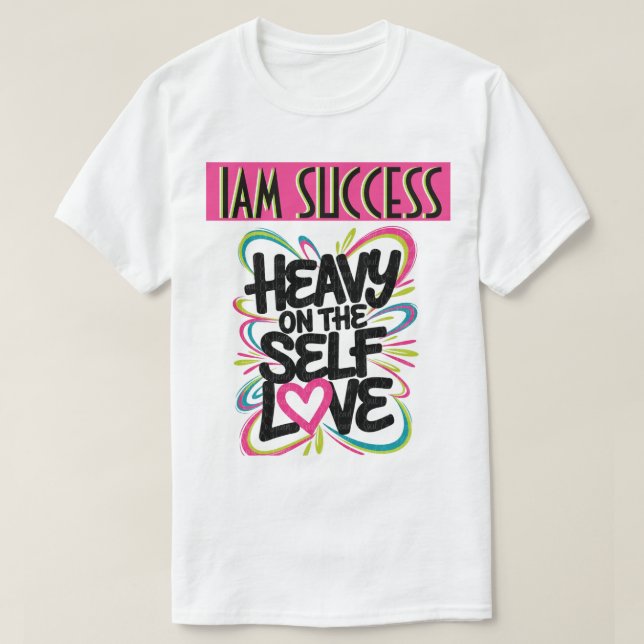 CAMISETA AMOR PRÓPRIO (Frente do Design)