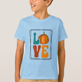Camiseta Amor, Pumpkin Fall Autumn Boy