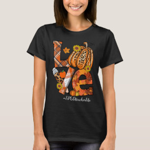 Camiseta AMOR Pumpkin Leopard SPED Professores Obrigados de