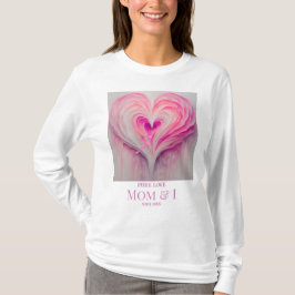 Camiseta "Amor Puro" Personalizado Mãe e Eu