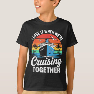 Camiseta Amor Quando Cruzeiros Juntos Férias de Cruzeiro Re