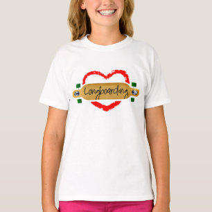 Camiseta amor que longboarding