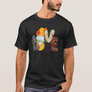 Camiseta Amor Queda Todos Vocês Gnomo Queda Fall Autumn Pum