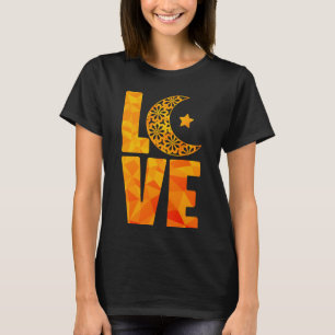 Camiseta AMOR Ramadan Kareem Tradição Islâmica Muçulmanos