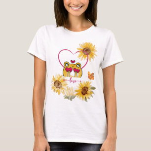 Camiseta Amor Raro Único Moderno e Cute: Corações Cortantes
