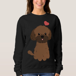 Camiseta Amor Red Sable Shih Poo Shihpoo Shih Tzu Poodle Mi