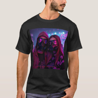 Camiseta AMOR & RESISTÊNCIA Românticos do Techno Weegie